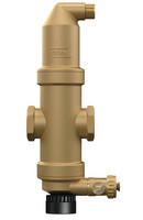 Reflex Mikroblasen-/Schlammabscheider Extwin, 110 °C, 10 bar, horizontal, Messing