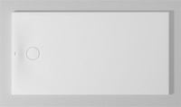Duravit Rechteck-Duschwanne Tempano, bodenbündig, Antislip, weiß
