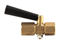 Afriso Manometerabsperrhahn, Messing, Muffe x Muffe