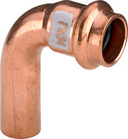 Viega Bogen Profipress S 4516.1, Kupfer, 90°, SC-Contur, Einsteckende