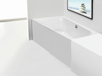 Hoesch Glasverkleidung, 170 x 80 cm, für Nische