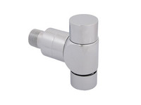 Schlösser Verschraubung Quadruplex Style-Tec-3680, DN 15, 1/2", Eck, mit Entleerung