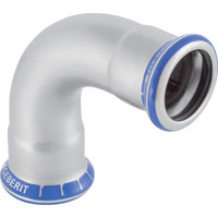 Geberit Bogen Mapress, 90°, Edelstahl