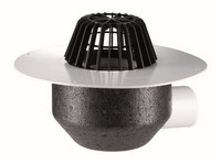 Dallmer Dachablauf, mit extra breitem Flansch