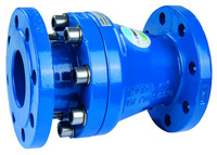 Resideo Rückflussverhinderer RV283S, Flansch, pulverbeschichtet, blau, PN 16