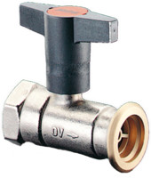 Oventrop Pumpenkugelhahn Optibal P, PN 10, Sperrventil, Messing vernickelt