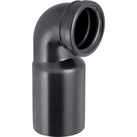 Geberit Anschlussbogen PE, 90°, PE-HD, für Wand-WC