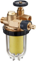Oventrop Einstrang-Heizölfilter Oilpur E A R, mit Absperrung, Rücklaufzuführung und Entlüftung