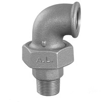 Gröditzer Winkelverschraubung Nr.97, IG/AG, flachdichtend, verzinkt