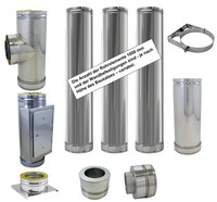 Bertrams Fertig-Schornstein DW, 4,7 m, Komplettpaket