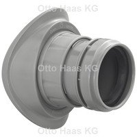 HAAS OHA-Easy-Fix ISABEL, DIN 4102-B2, grau, für Abwasserleitung