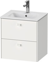 Duravit Waschtisch-Unterschrank Brioso Compact, 52 x 41,9 x 55,3 cm, 2 Schubkästen, wandhängend
