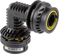 Viega Bogen Geopress K Gas 9716G, 90°, Kunststoff, SC-Contur