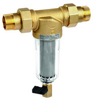 Resideo Feinfilter MiniPlus FF06, Messing, Kunststoff-Filtertasse klar