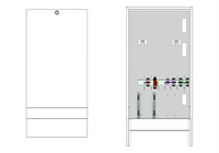 Strawa Frischwasserstation Friwara W-FBR, dezentral, Aufputzschrank, mit Anschlussleiste