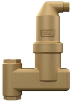 Reflex Mikroblasenabscheider Exvoid, 110 °C, 10 bar, vertikal, Messing