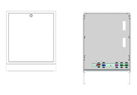 Strawa Frischwasserstation Friwara W, dezentral, Unterputzschrank, mit Anschlussleiste