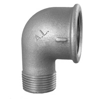 Gröditzer Winkel Nr.92, 90°, IG/AG, reduziert, verzinkt