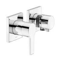KEUCO Fertigmontageset Edition 11, UP-Einhebelmischer, mit Schlauchanschluss, Brausehalter, für 2 Verbraucher