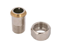 Schlösser Anschlussverschraubung 3302, für Heizkörper, vernickelt