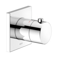 KEUCO Fertigmontageset IXMO, UP-Thermostat-Armatur, eckig