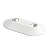 Flamco Doppelrosette RVD, weiß