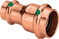 Viega Muffe Profipress 2415.2, Kupfer, reduziert, SC-Contur