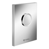 SCHELL Urinal-Betätigungsplatte EDITION, 124 x 153,5 x 12 mm, mechanische Betätigung