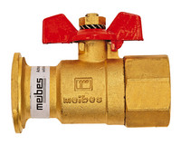 Meibes Kugelhahn, mit Luftschleuse