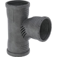 Geberit Silent-Pro Carve Abzweig, 87,5°, mit 3 Muffen