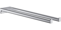 hansgrohe Handtuchhalter AddStoris, Länge 445 mm, zweiarmig, Wandmontage, Metall