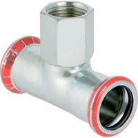 Geberit T-Stück Mapress C-Stahl, mit Innengewinde