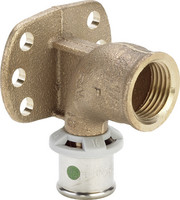 Viega Wandscheibe Sanfix-P 2125.5, Rotguss, SC-Contur