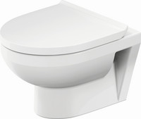 Duravit Wand-Tiefspül-WC No. 1 Compact, 36,5 x 48 cm, 4,5 l, Rimless