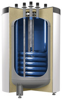 Reflex Speicher Storatherm Aqua Compact, Blechmantel, mit Glattrohrwärmeübertrager, silber