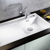 Blanco Spüle ZENAR XL 6 S-F SILGRANIT, Hauptbecken rechts, mit Ablauffernbedienung