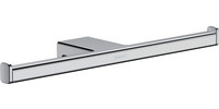hansgrohe Papierrollenhalter AddStoris, doppelt, Wandmontage, Metall