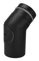 Bertrams Bogen Pelletino, 45°, mit Reinigungsöffnung