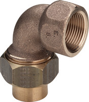 Viega Winkelverschraubung 94096G, 90°, Rotguss, konisch dichtend, winklig