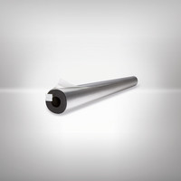 Armacell Schlauch Arma-Chek Silver, 1 m, oberflächenbeschichtet, selbstklebend, silber