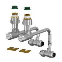 Flamco Anschlussgarnitur VK 31 Tectite, Steckanschluss, für Ventilheizkörper