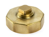 Bender Abschlusskappe ATV, rechts, Messing