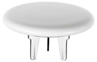 KEUCO Ventilabdeckung, Keramik, Ø 80 mm, für Schaftventil