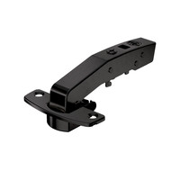 Sensys Winkelscharnier W90 mit integrierter Dämpfung in obsidianschwarz