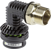 Viega Winkelübergangskupplung Geopress K 9714, 90°, Kunststoff, SC-Contur