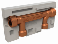 Kemper Bodenbox KHS, PN 16, Rotguss