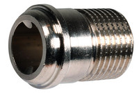 Resideo Gewindetülle, Messing vernickelt, für Ventile