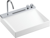 hansgrohe Aufsatz-Waschtisch Set Avalegra AquaUnit, 580 x 475 mm, mit Waschtischarmatur, ohne Ablage