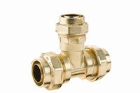 BEULCO PE-T-Stück 7718, Stützrohr lose, 3 gleiche Kunststoffrohranschlüssen