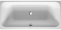 Duravit Rechteck-Badewanne Happy D.2, Einbauversion, 2 Rückenschrägen, weiß